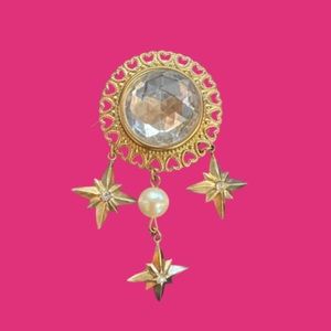 Crystal and Pearl Button Cover